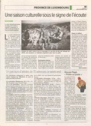 Ouverture de saison - L'AVENIR DU LUXEMBOURG